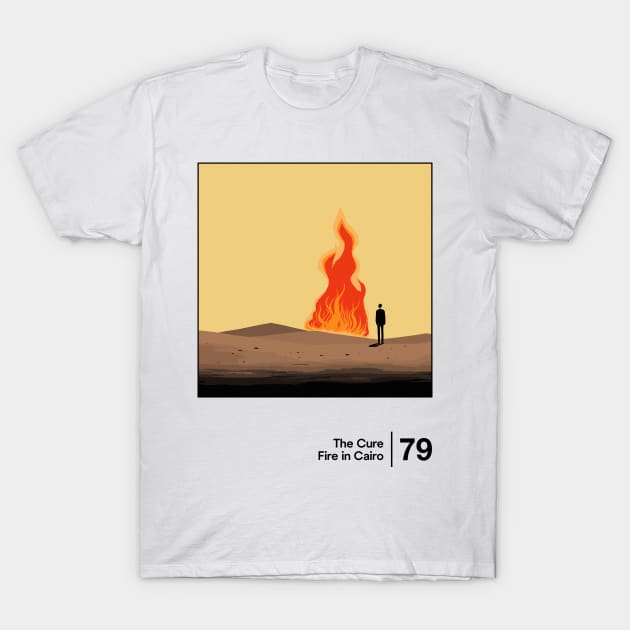 Fire in Cairo / Minimal Style Graphic Artwork Design T-Shirt by saudade